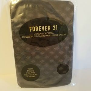 🆕 Forever 21 Semi-Opaque Black Tights S/M